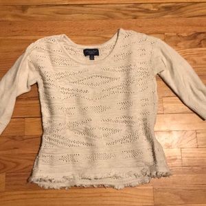 AE cream sweater